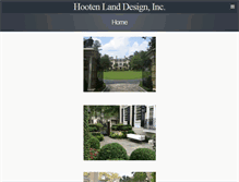 Tablet Screenshot of hootenlanddesign.com